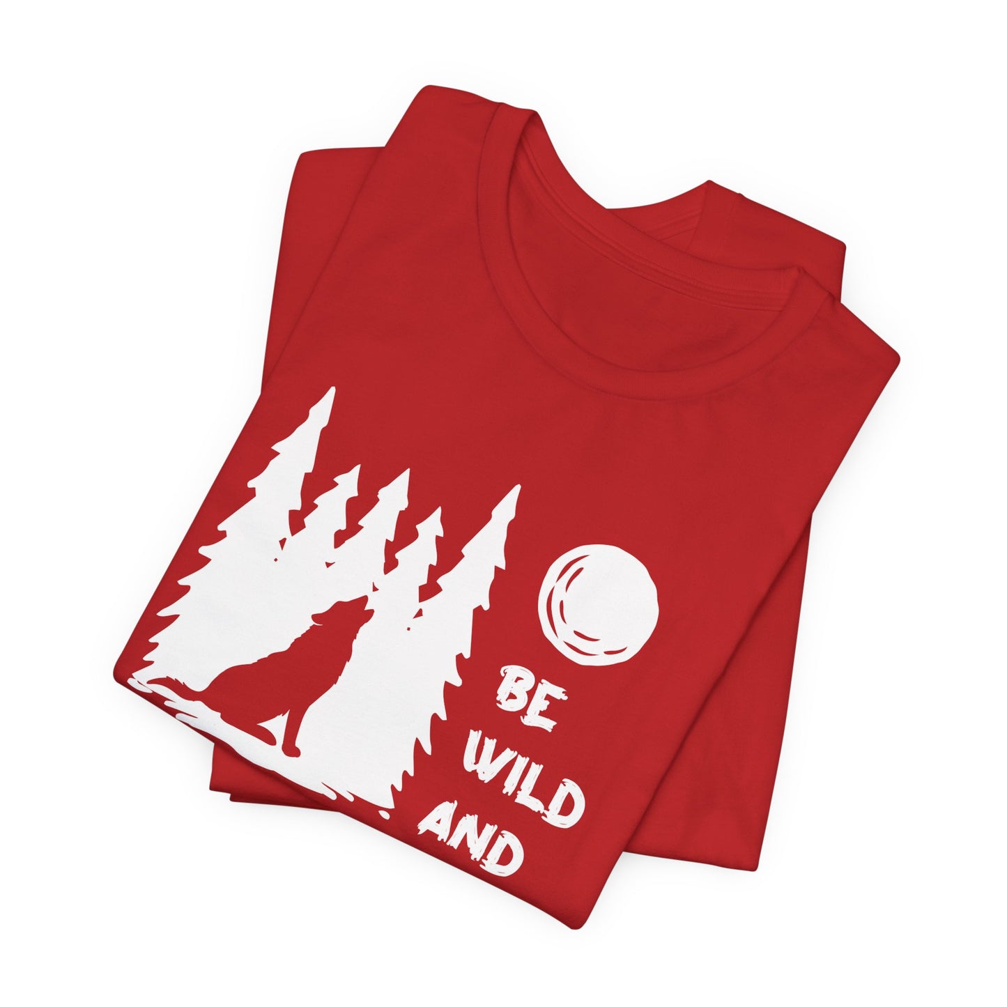 Camping: Be Wild & Wander - Unisex Jersey Short Sleeve Tee - 12632