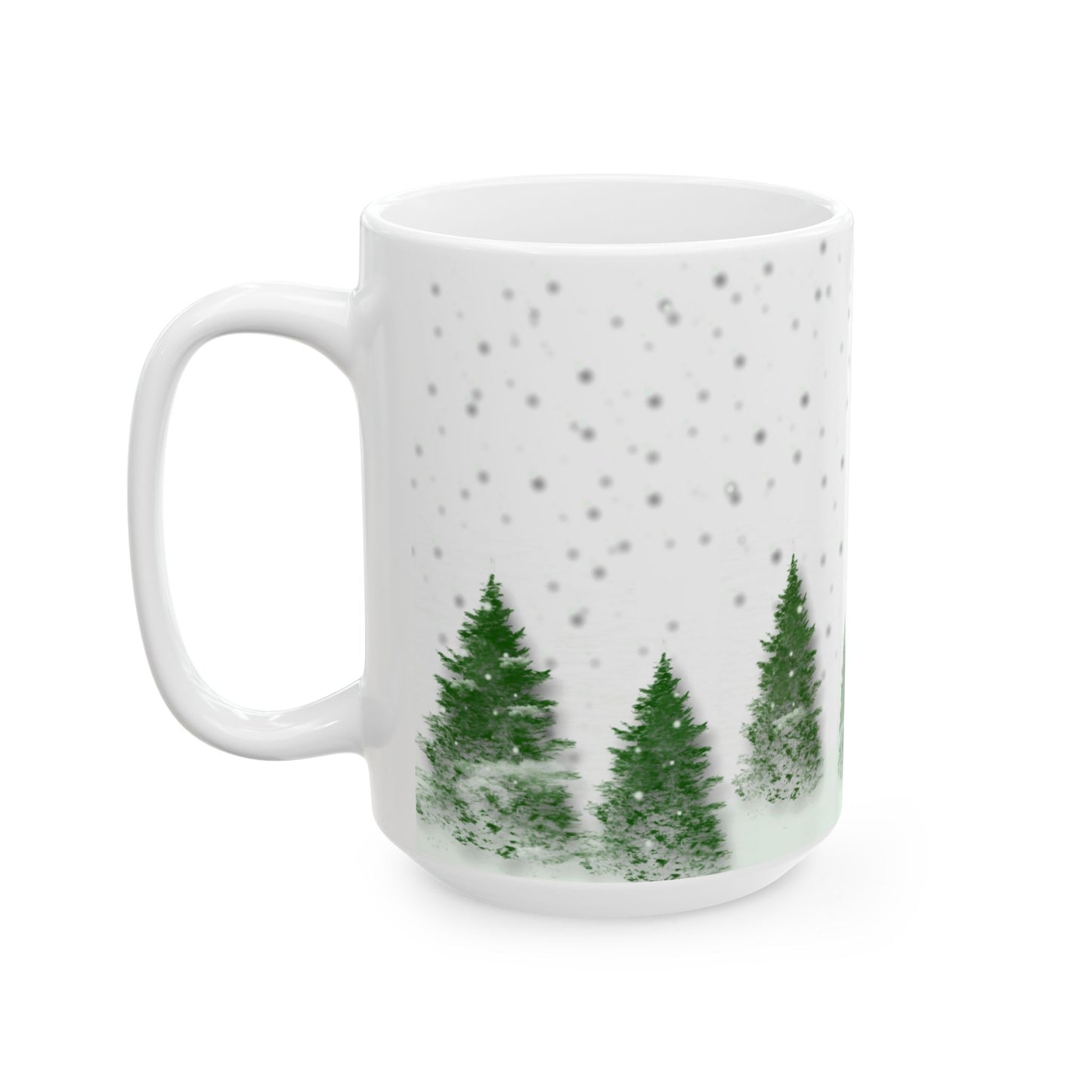 Winter, Forest - Ceramic Mug, (11oz, 15oz) - 10071