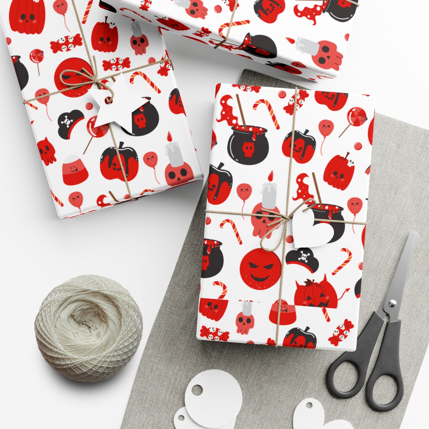 Red Halloween - Gift Wrap Papers