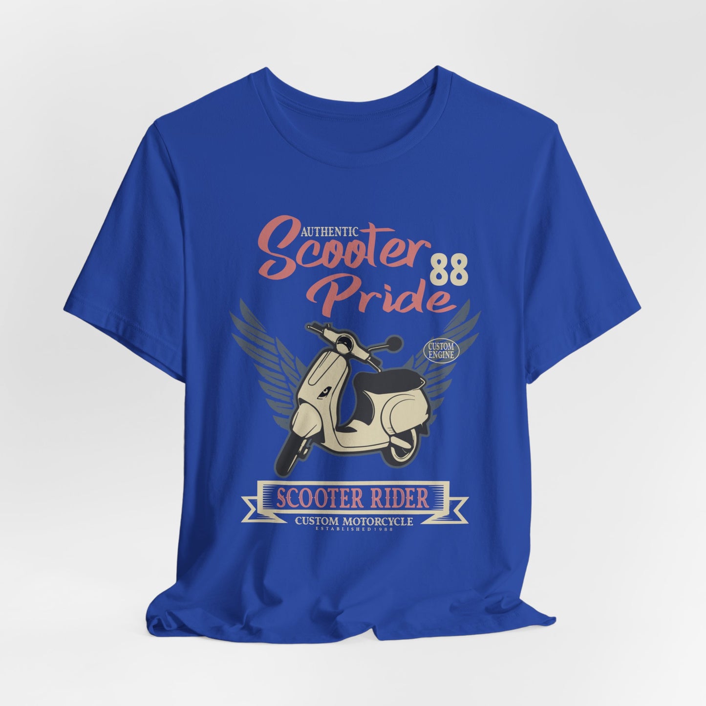 Authentic Scooter Pride - Unisex Jersey Short Sleeve Tee