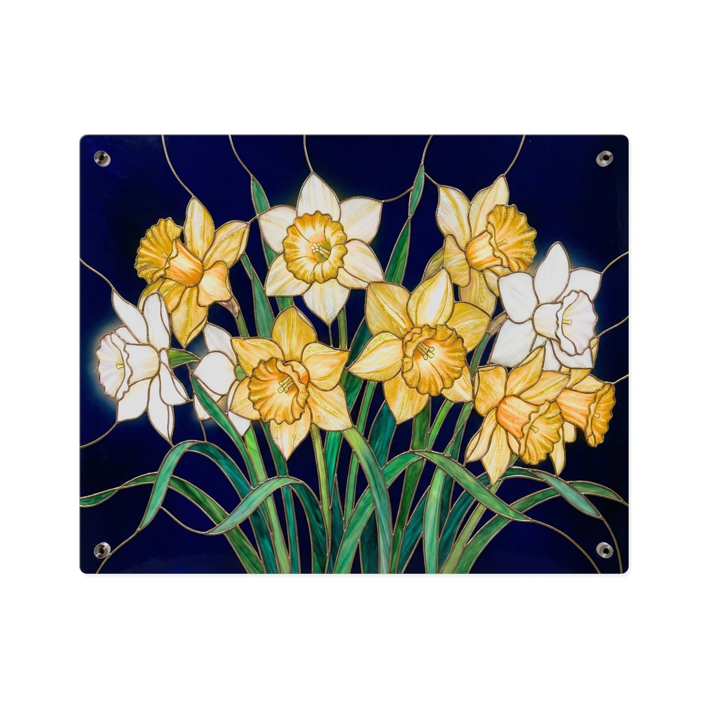 Daffodil Floral Acrylic Wall Art Panel - 14601