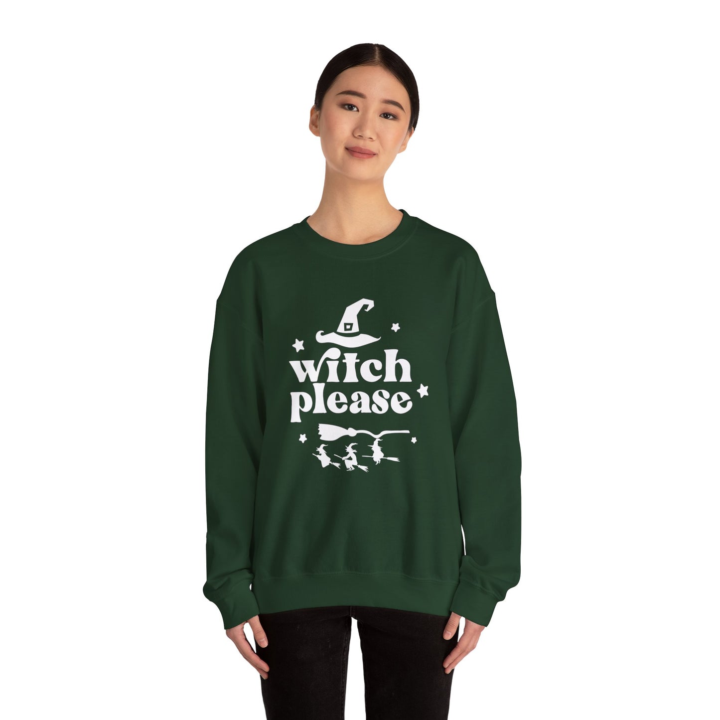 Witch, Please - Unisex Heavy Blend™ Crewneck Sweatshirt