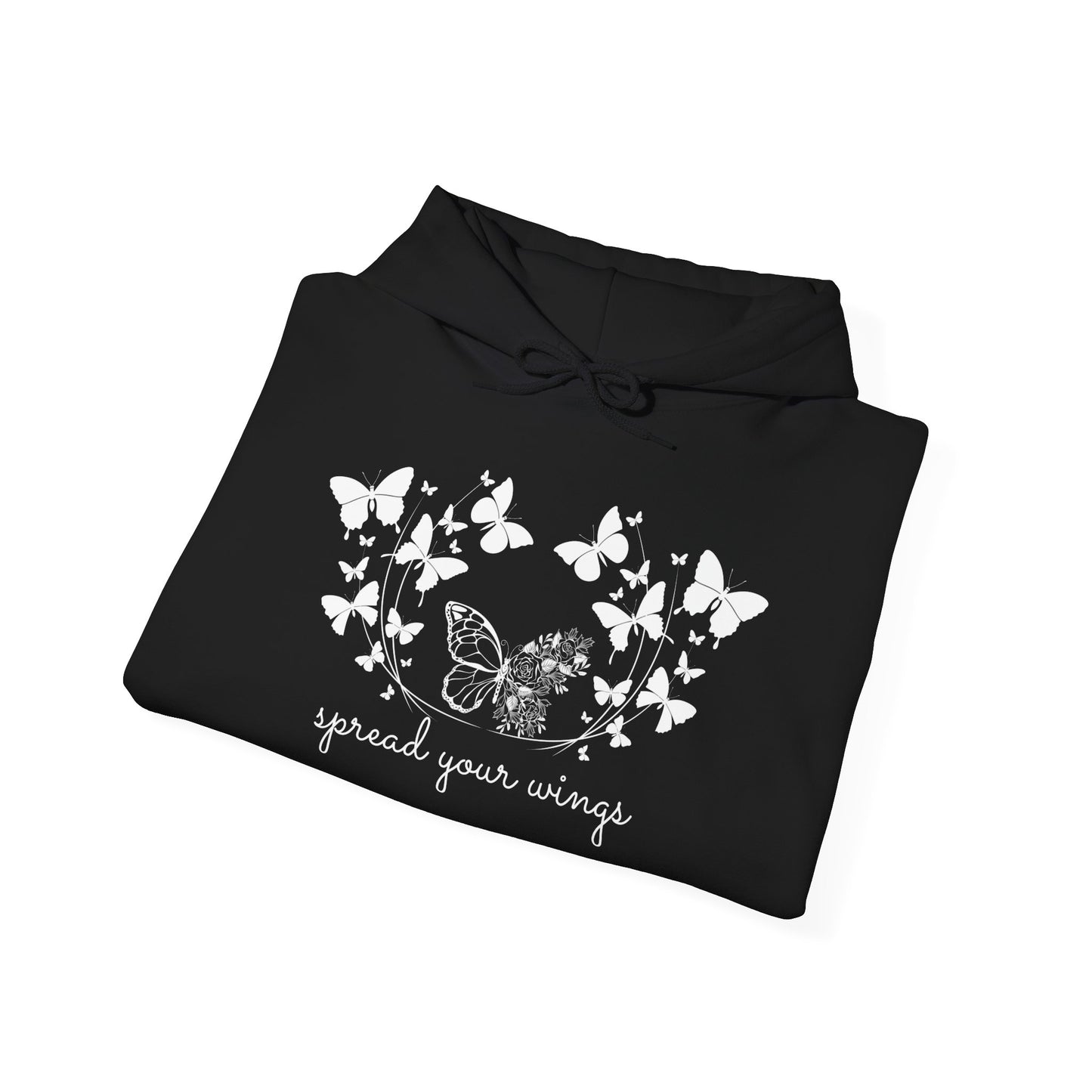 Butterfly, Spread Your Wings -  Unisex Heavy Blend™ Hooded Sweatshirt