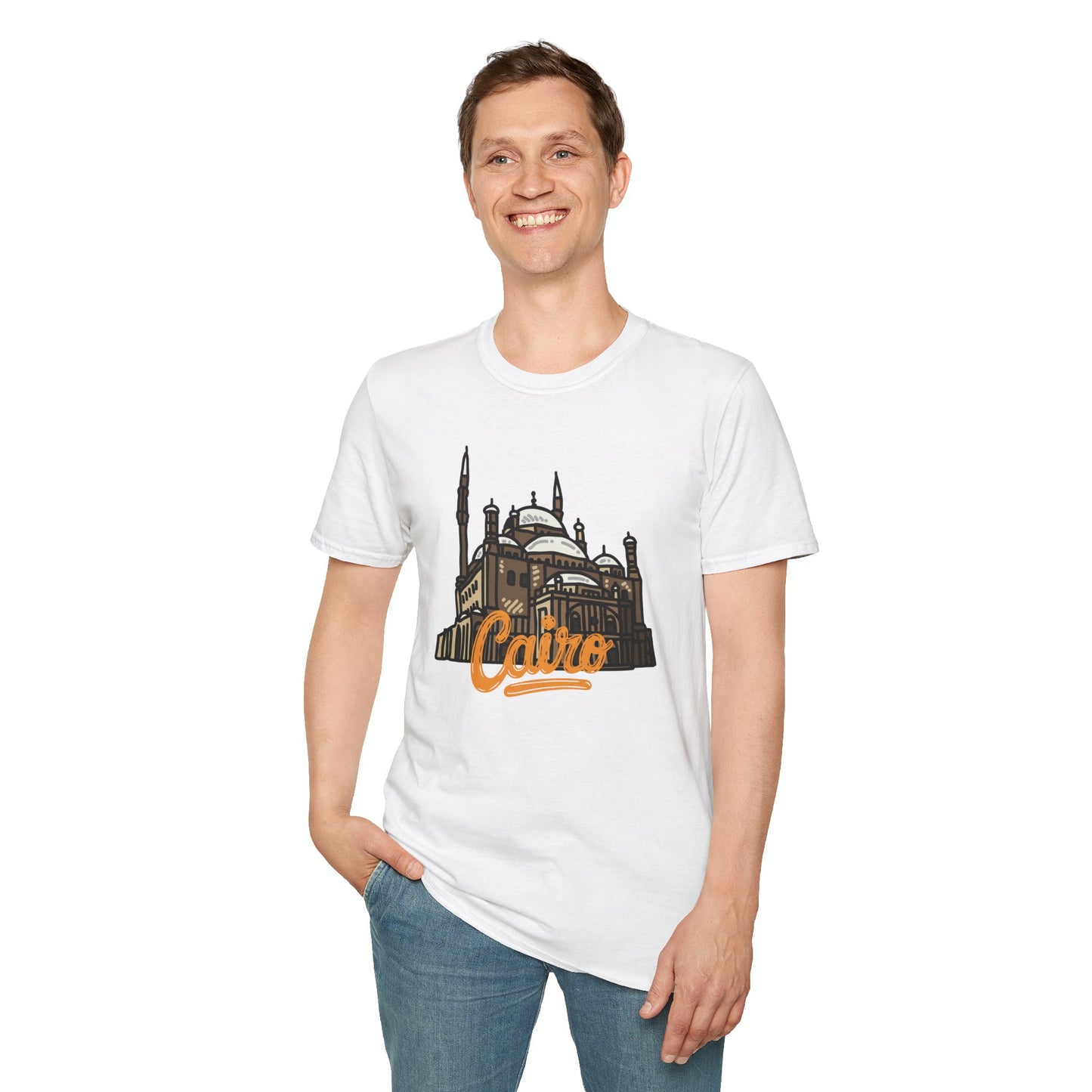 Cairo Unisex Softstyle T-Shirt – Perfect for Travelers and City Lovers - 12088