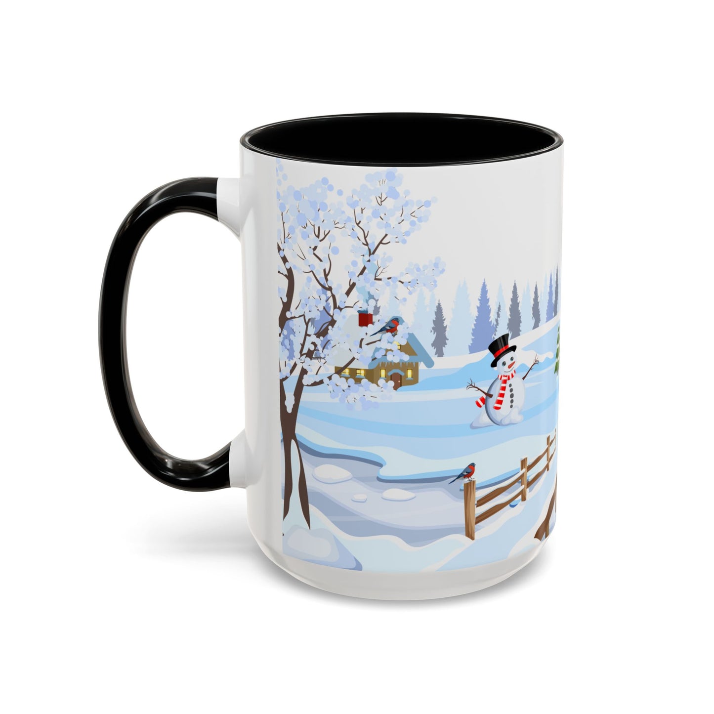 Winter Day Outside - Accent Coffee Mug (11, 15oz) - 10453