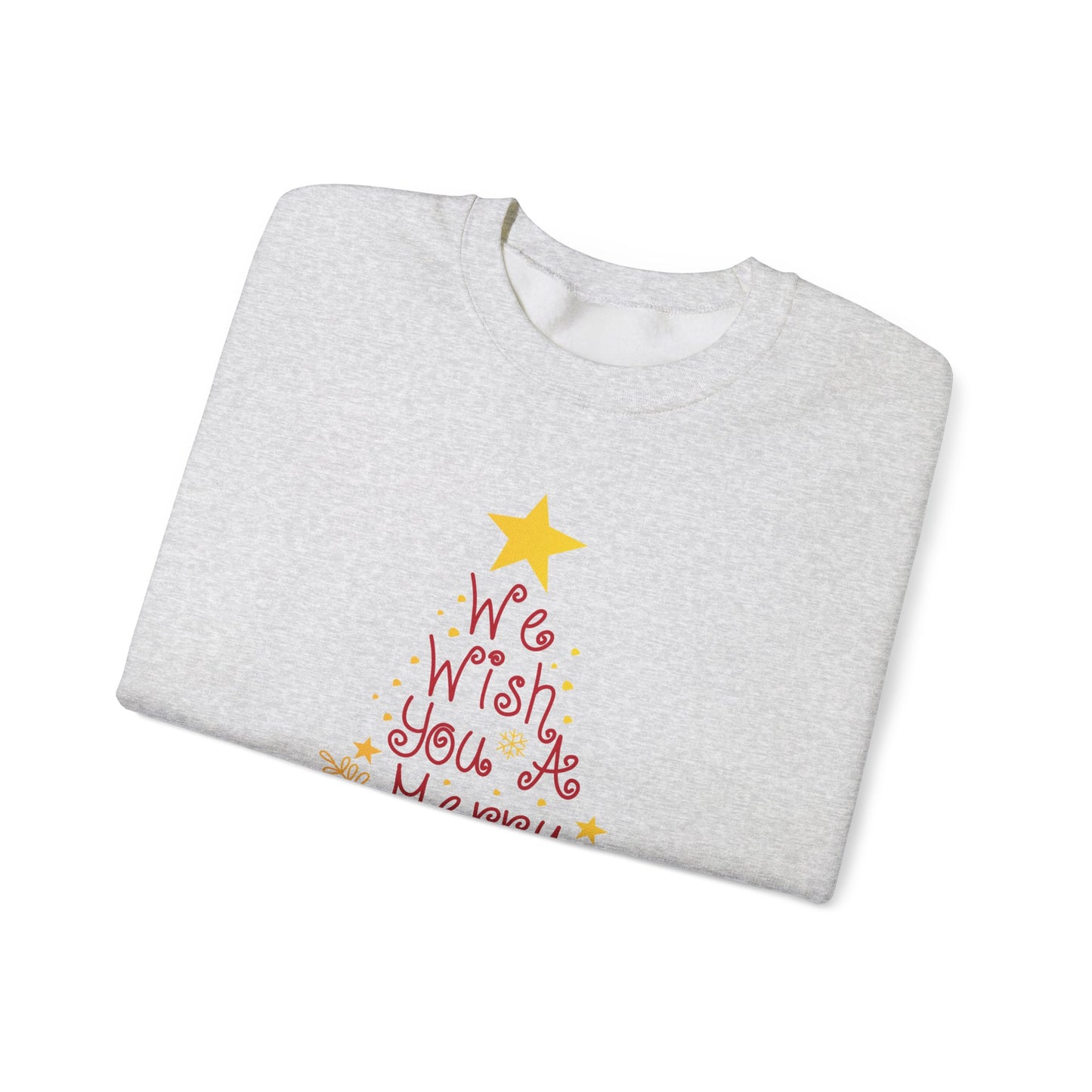 We Wish You A Merry Christmas, Happy New Year - Unisex Heavy Blend™ Crewneck Sweatshirt - 10236