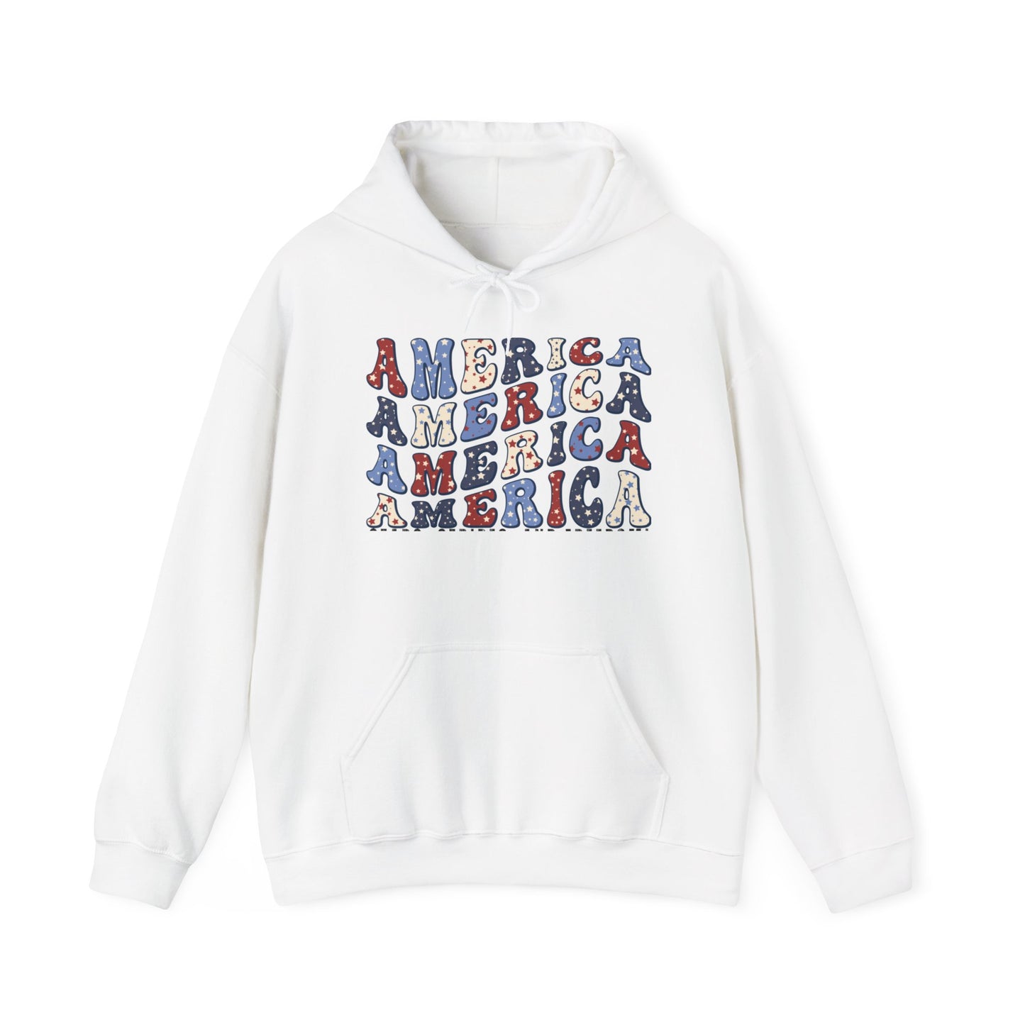 July 4, America - Unisex Heavy Blend™ Hooded Sweatshirt