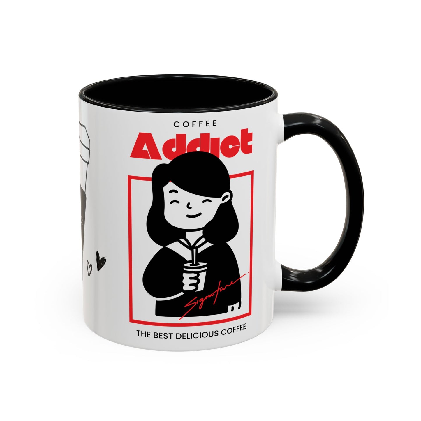 Coffee Addict, Enjoy - Accent Coffee Mug (11, 15oz) - 11297
