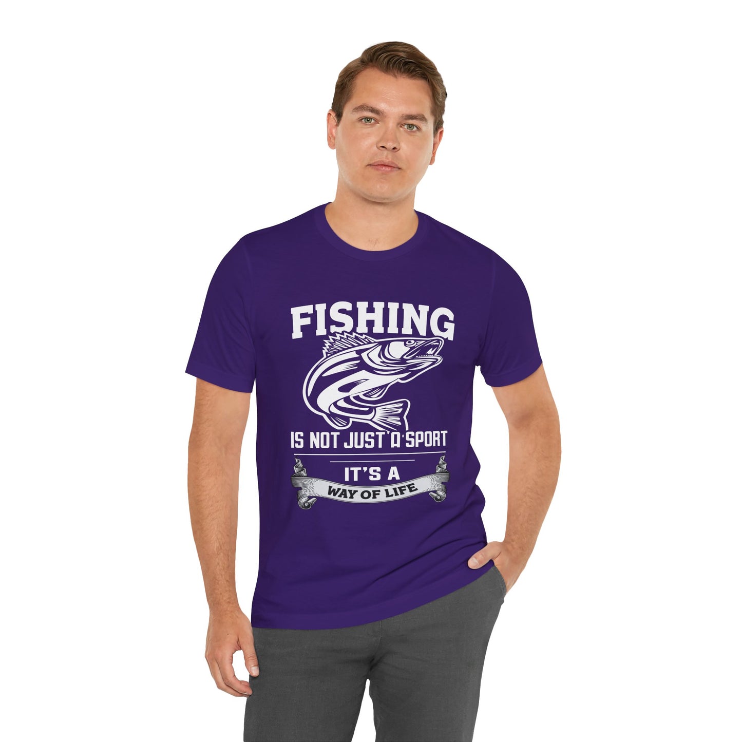 Fishing Is Not Just A Sport, It's A Way Of Life - Unisex Jersey Short Sleeve Tee - 14018