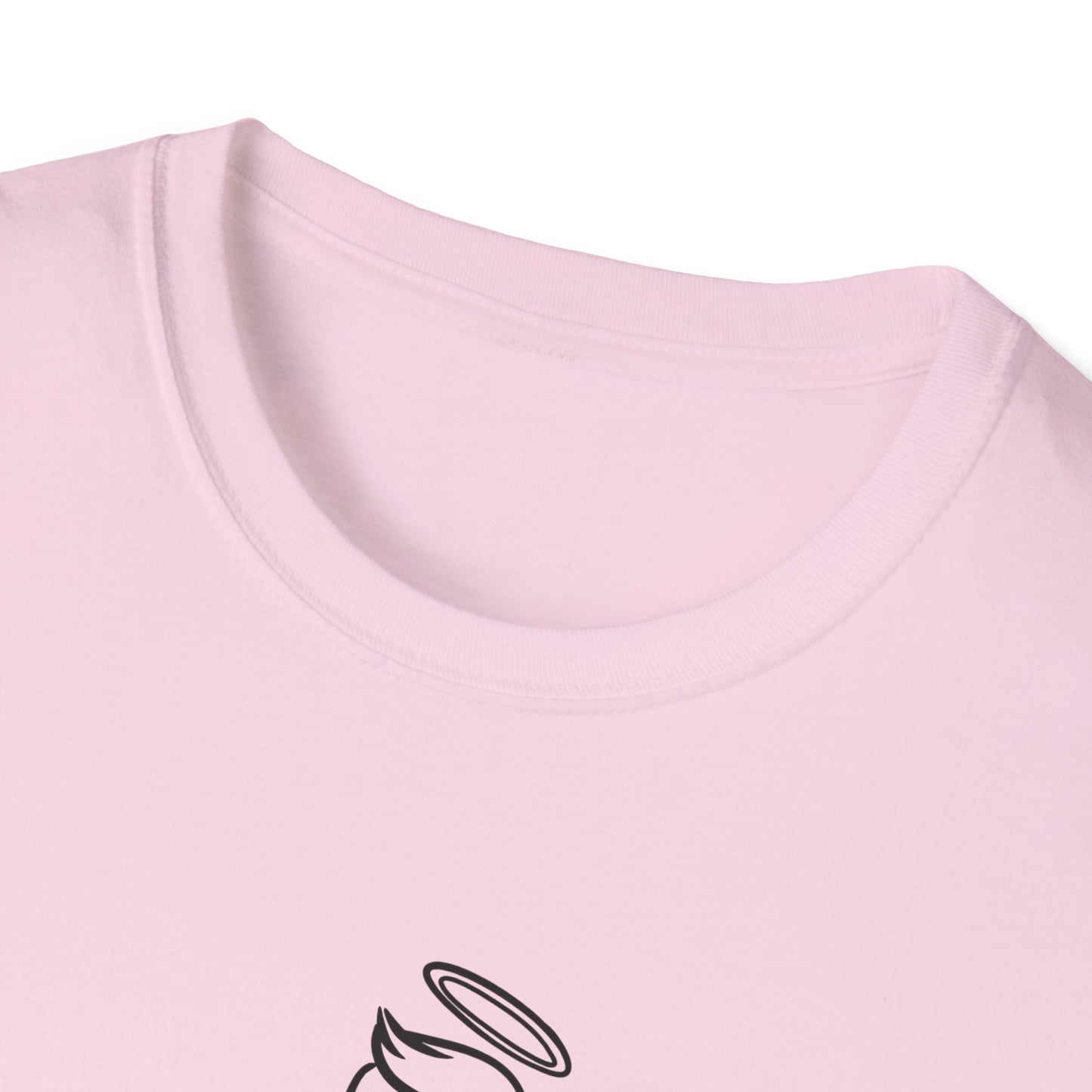 Angel Baby Momma Unisex Softstyle T-Shirt - Perfect for Mother's Day and Everyday Wear - 11828