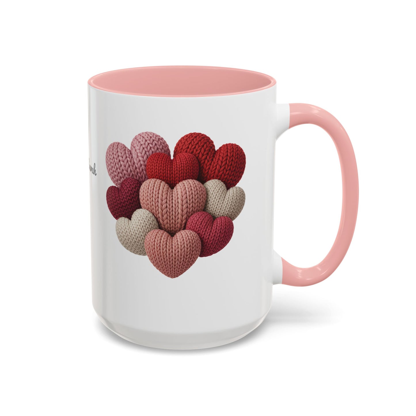 Valentine’s Hearts Personalized Mug — Custom Names & Established Date (11oz / 15oz) - 14745