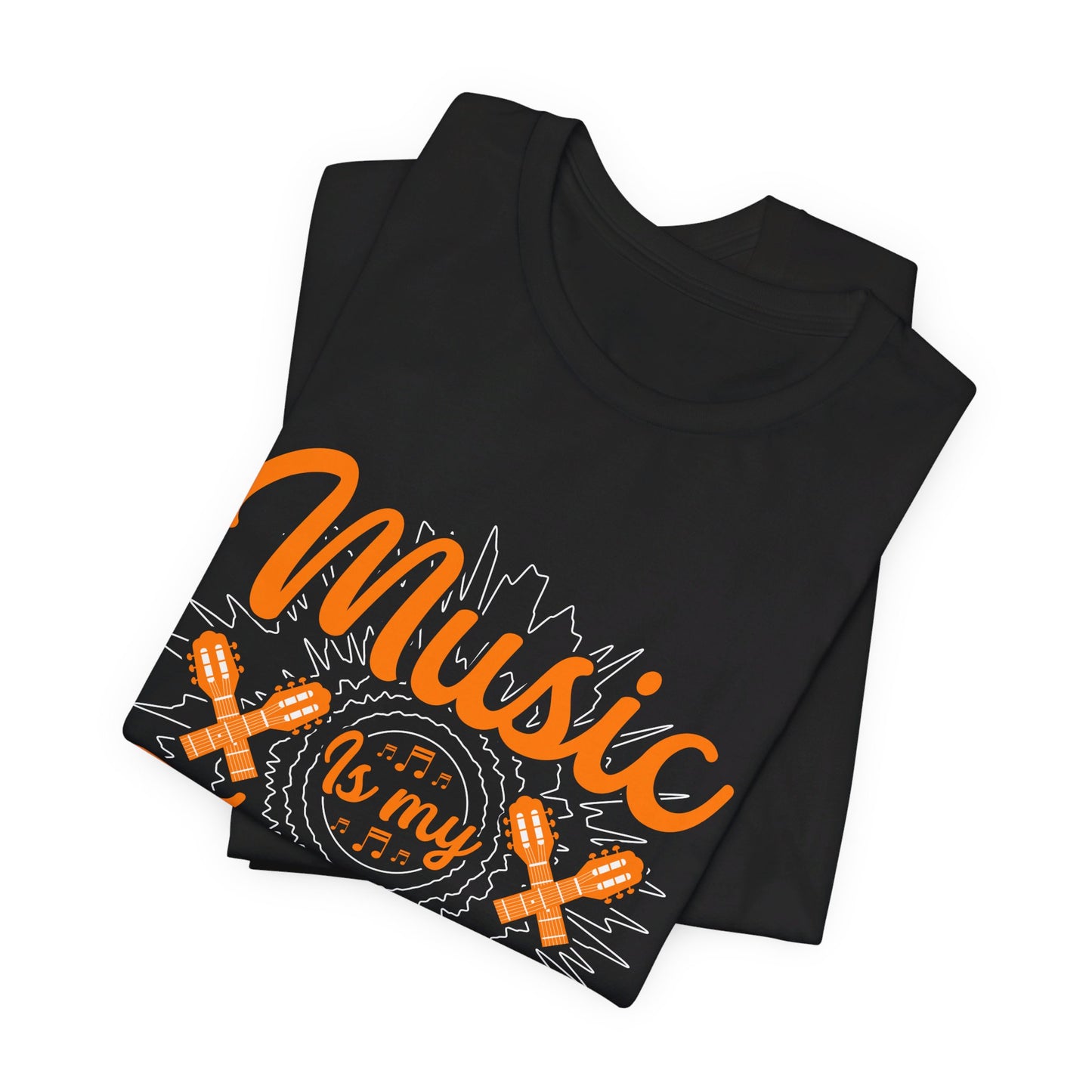 Music Is My Therapy - Unisex Jersey Short Sleeve Tee