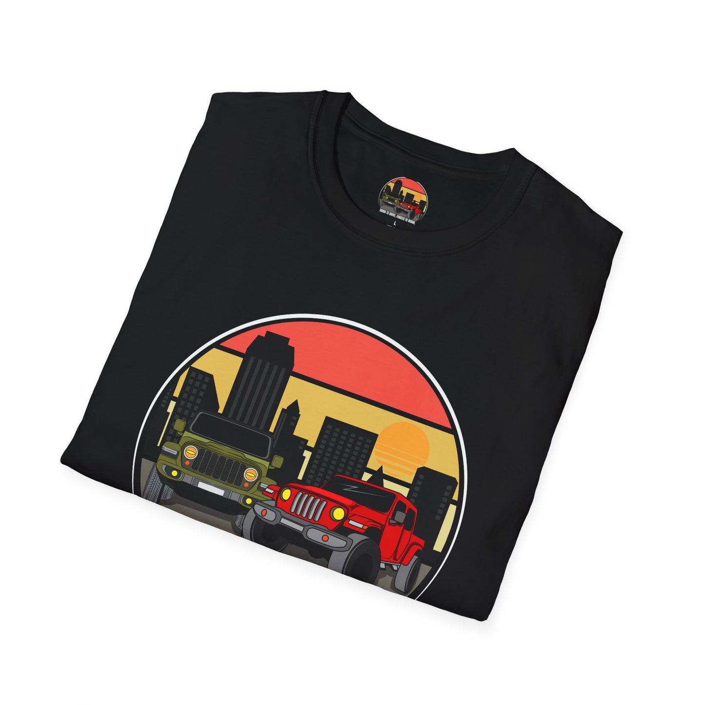 Born to Drive, Forced to Work. -  Unisex Softstyle T-Shirt