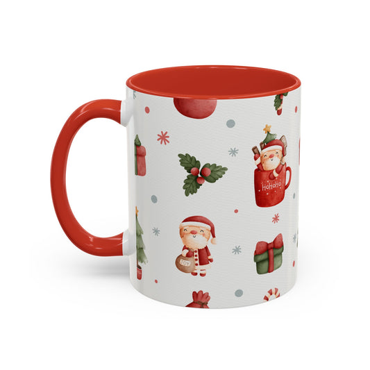 Santa in the Mug - Accent Coffee Mug (11, 15oz) - 11083