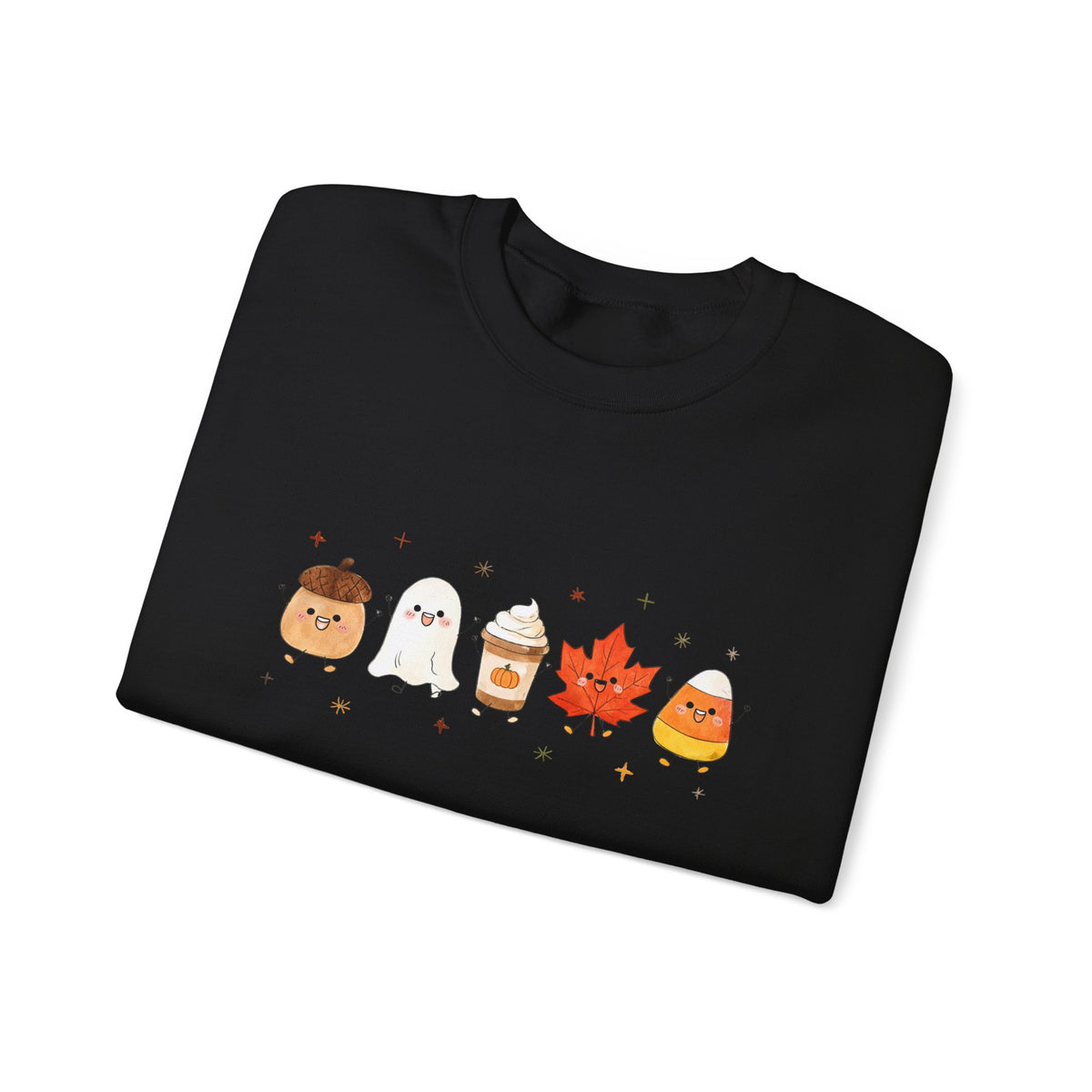 Cute Fall Harvest Sweatshirt, Ghost, Pumpkin Spice & Autumn Crewneck - 14534