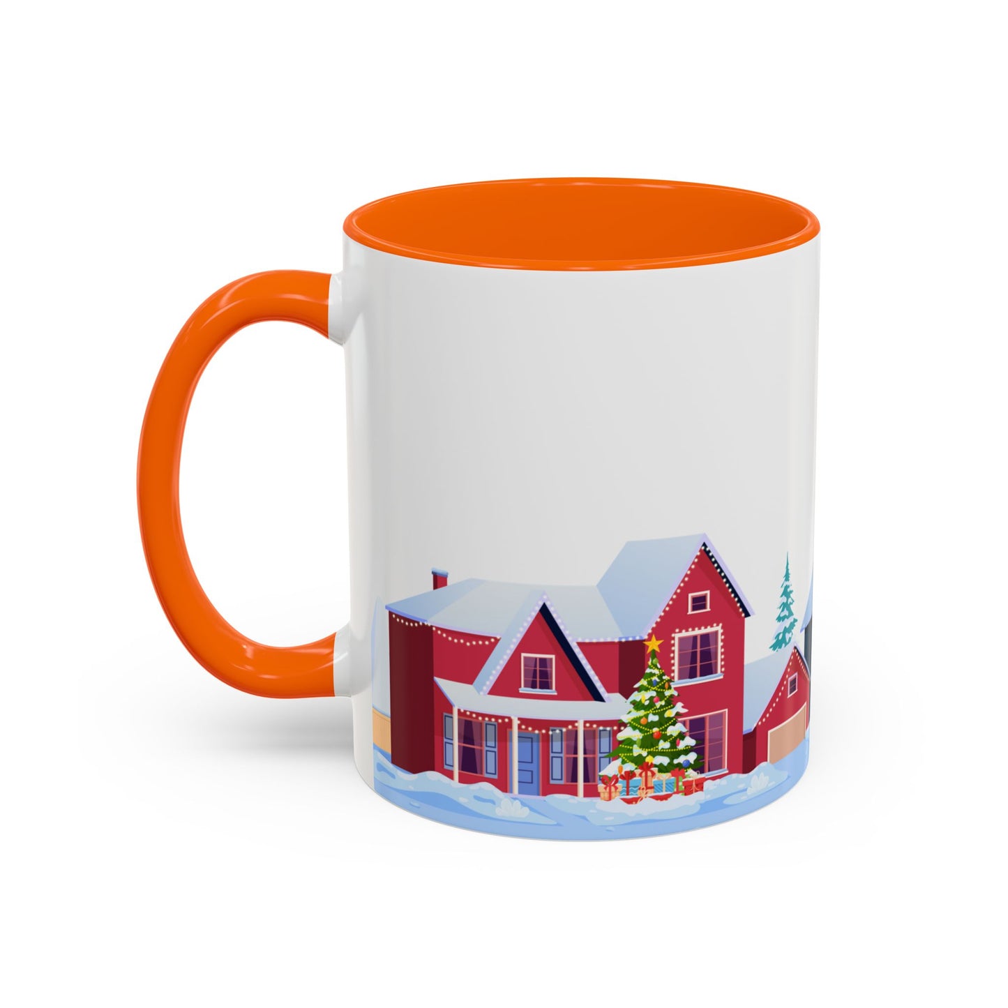 Winter Houses - Accent Coffee Mug (11, 15oz) - 10441