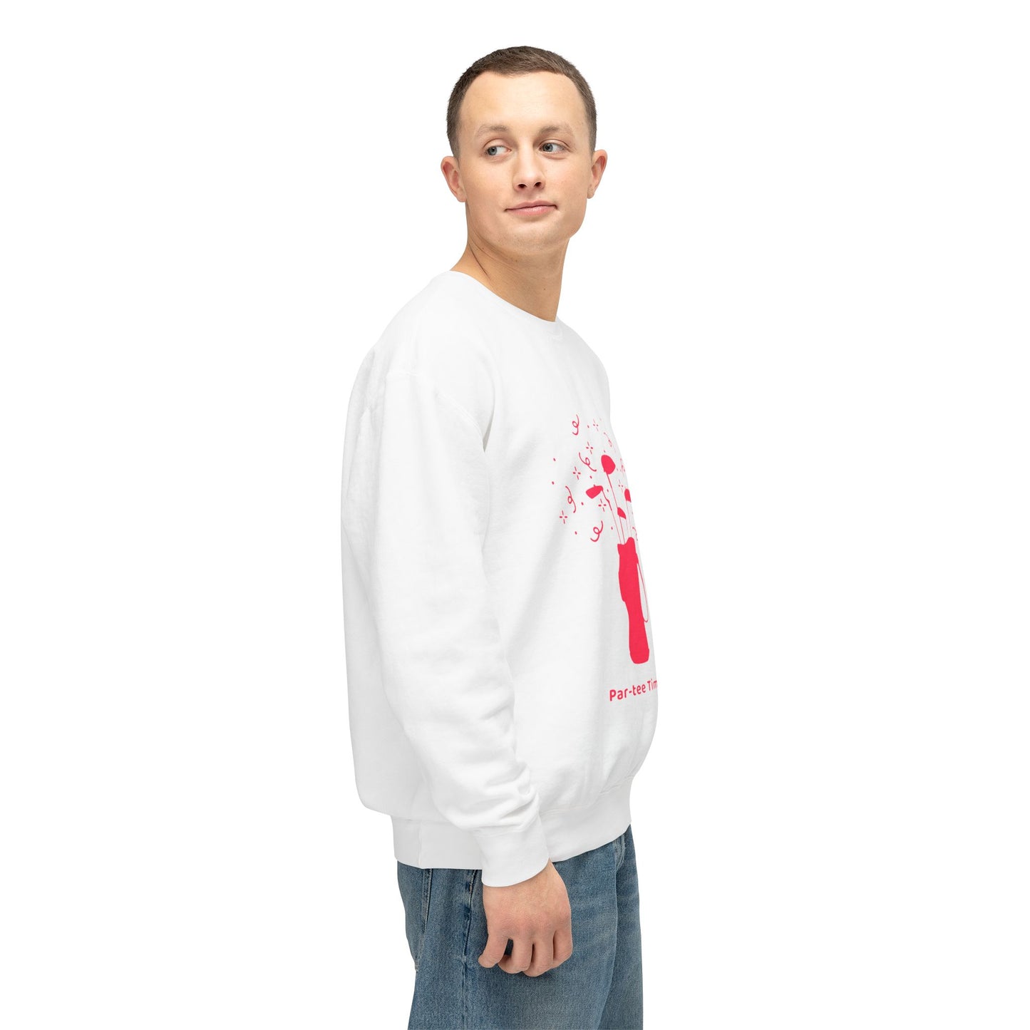 Golf, Per-tee Time! - Unisex Lightweight Crewneck Sweatshirt - 10582