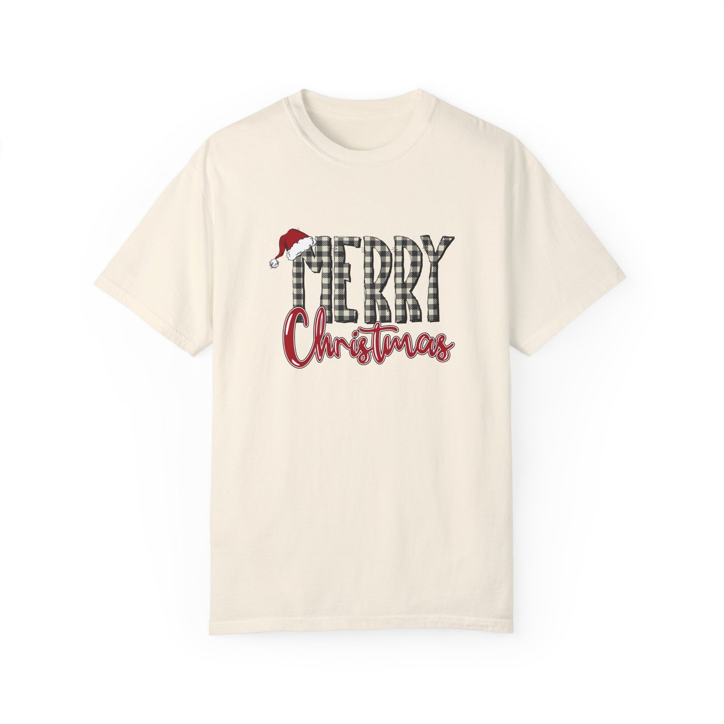 Merry Christmas - Unisex Garment-Dyed T-shirt - 10348