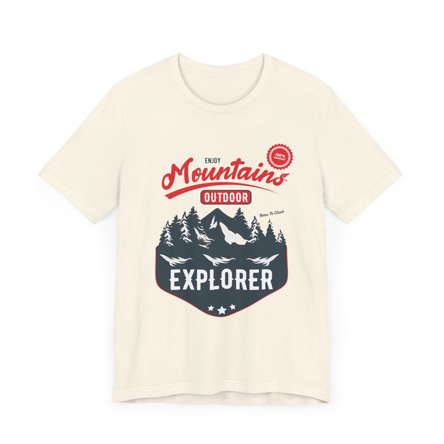Enjoy Mountains, Outdoor Explorer - Unisex Jersey Short Sleeve Tee - 12592