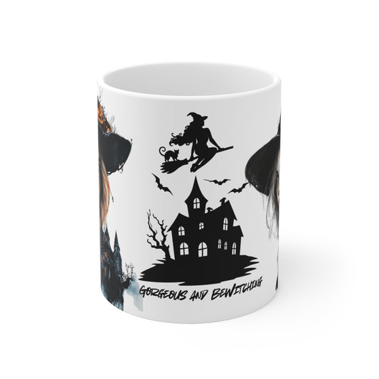 Halloween, Gorgeous & Bewitching - Mug 11oz - 12120