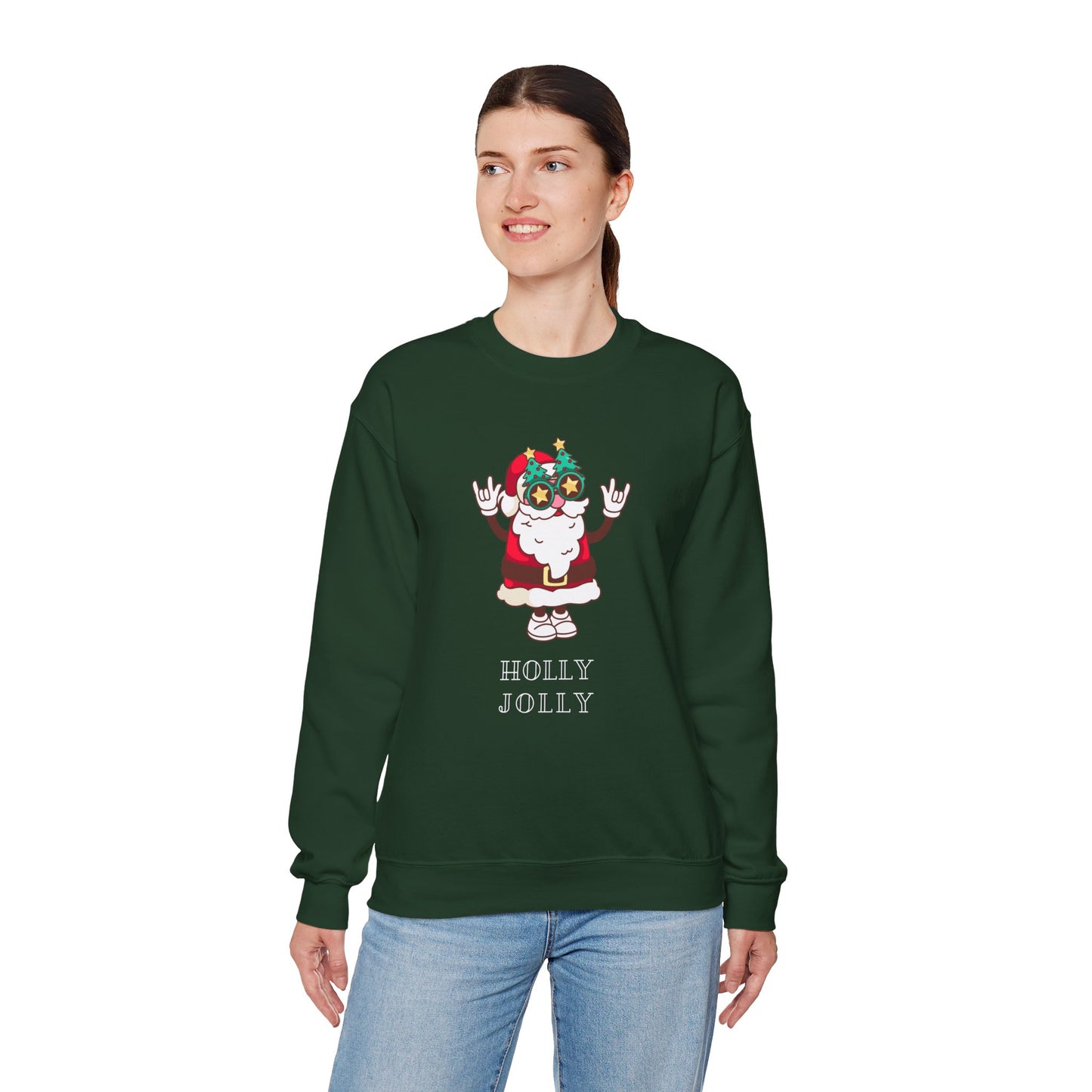 Holly Jolly - Unisex Heavy Blend™ Crewneck Sweatshirt