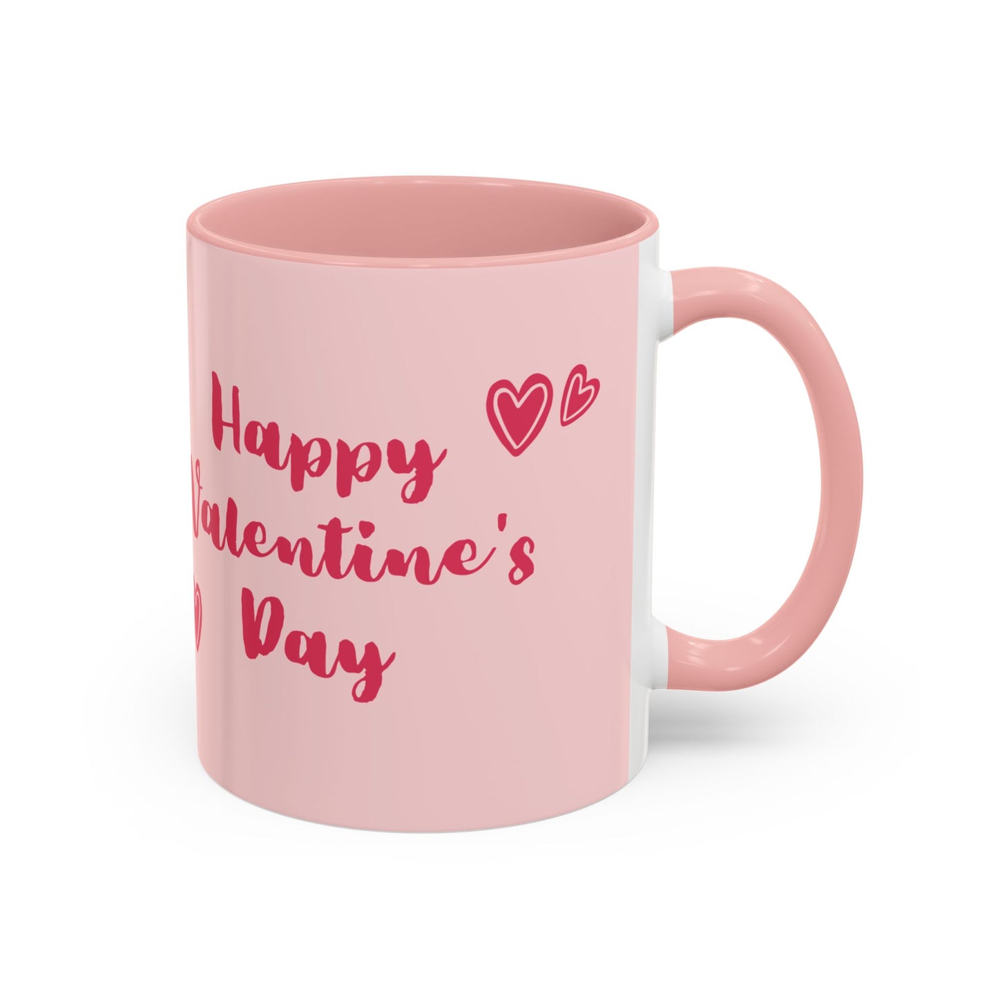Couple, Happy Valentine's Day - Accent Coffee Mug (11, 15oz) - 11130