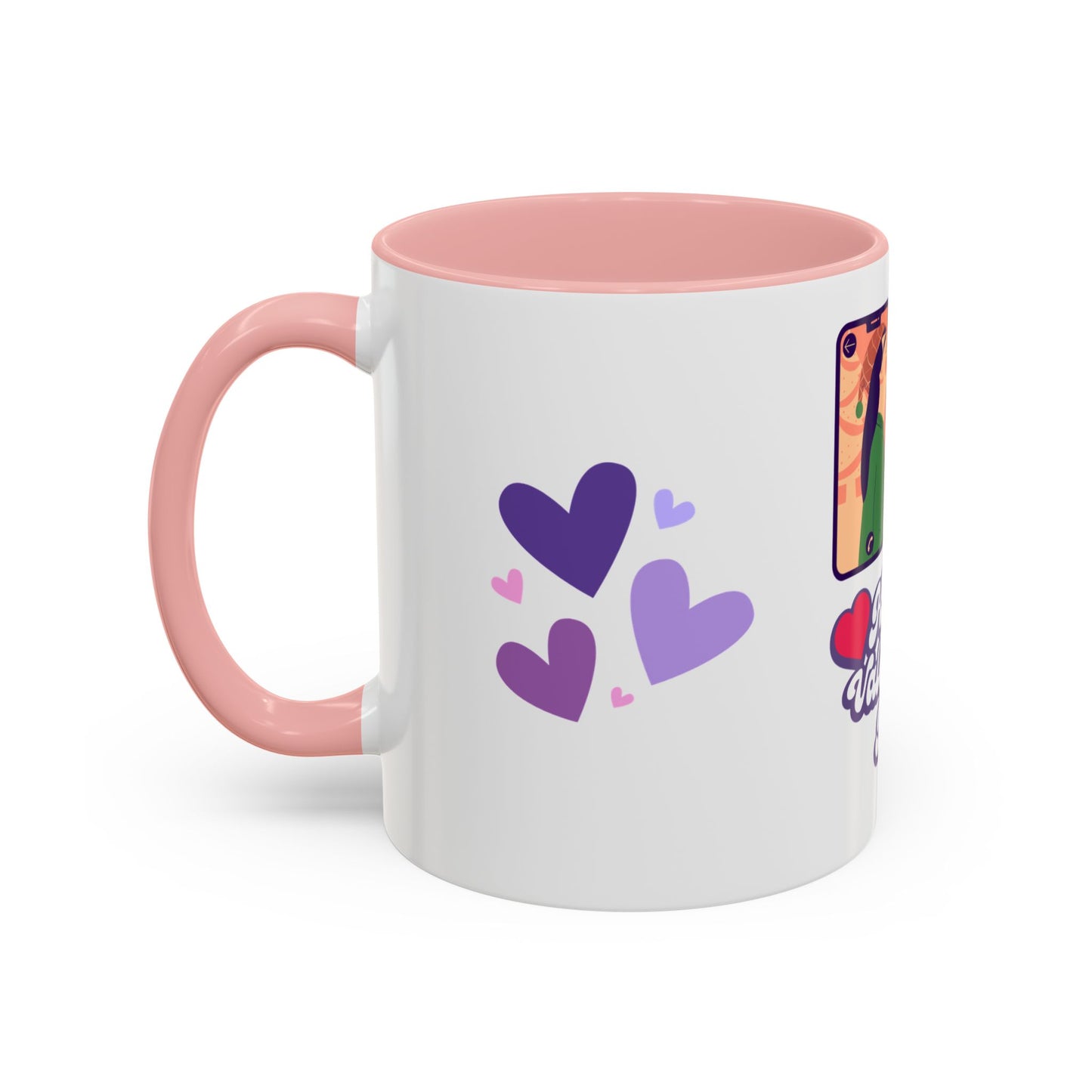 Happy Valentine's Day - Accent Coffee Mug (11, 15oz) - 11593