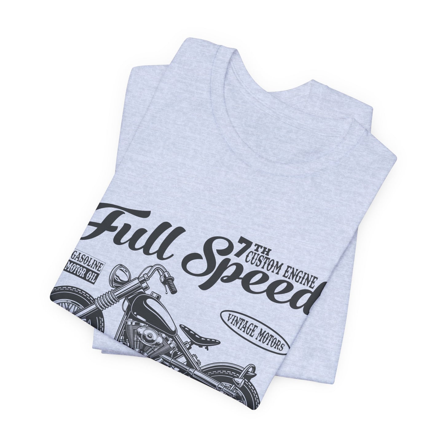 Full Speed, Vintage Motors - Unisex Jersey Short Sleeve Tee