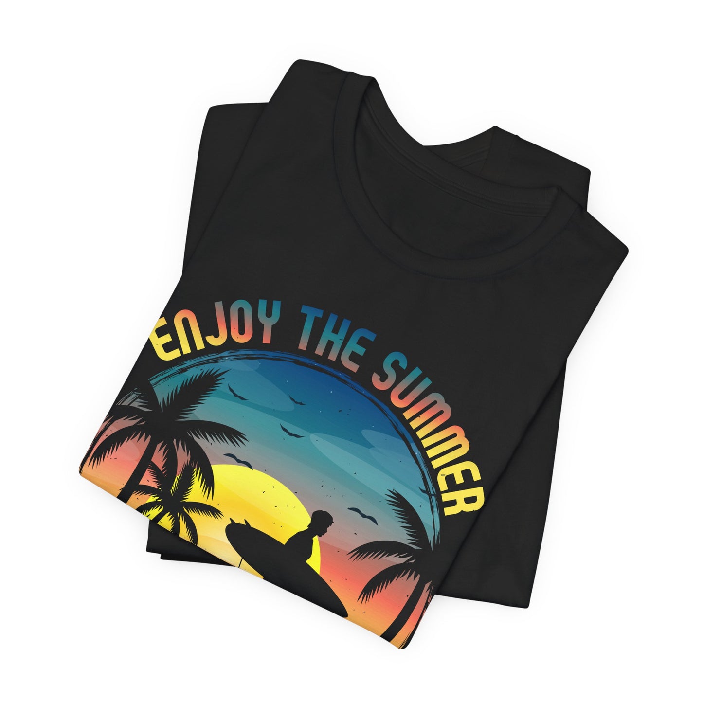 Enjoy The Summer California, Super Surfer - Unisex Jersey Short Sleeve Tee - 13244