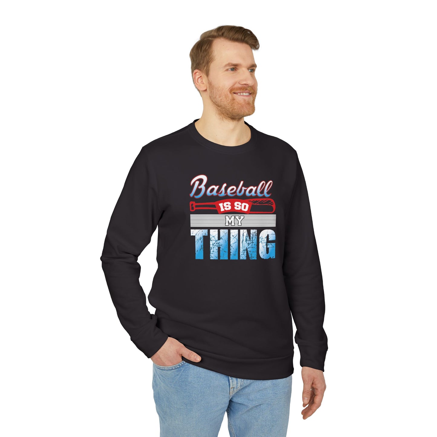 Baseball Is My Thing - adidas Unisex Fleece Crewneck Sweatshirt