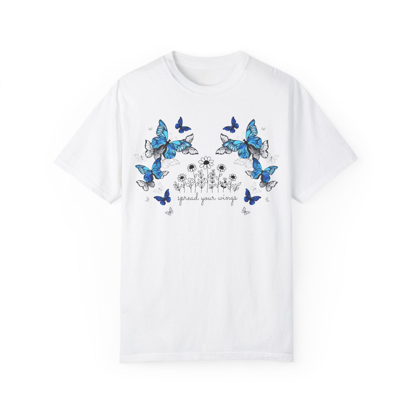 Butterfly Unisex Garment-Dyed T-shirt