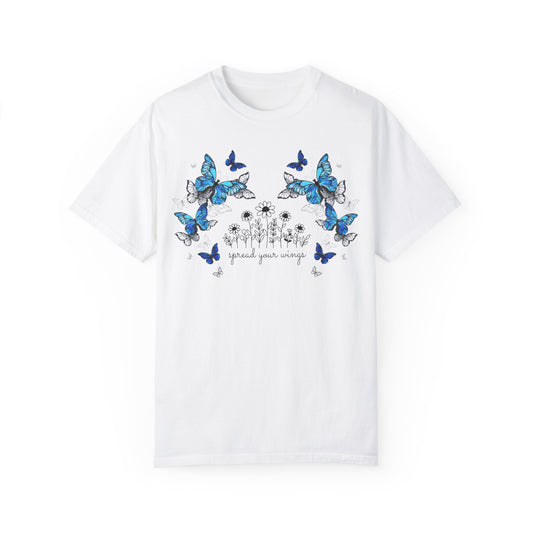 Butterfly Unisex Garment-Dyed T-shirt