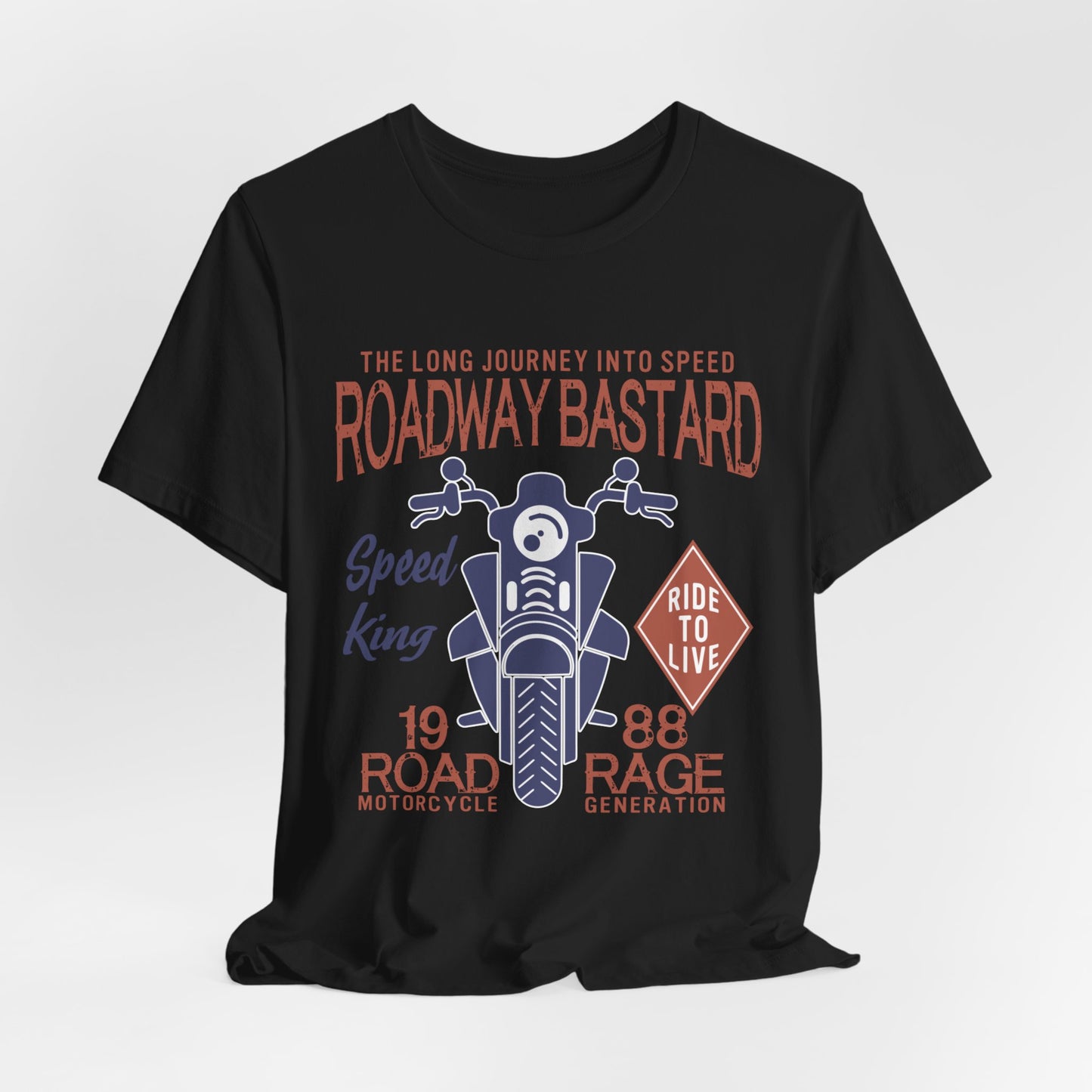 Roadway Bastard - Unisex Jersey Short Sleeve Tee