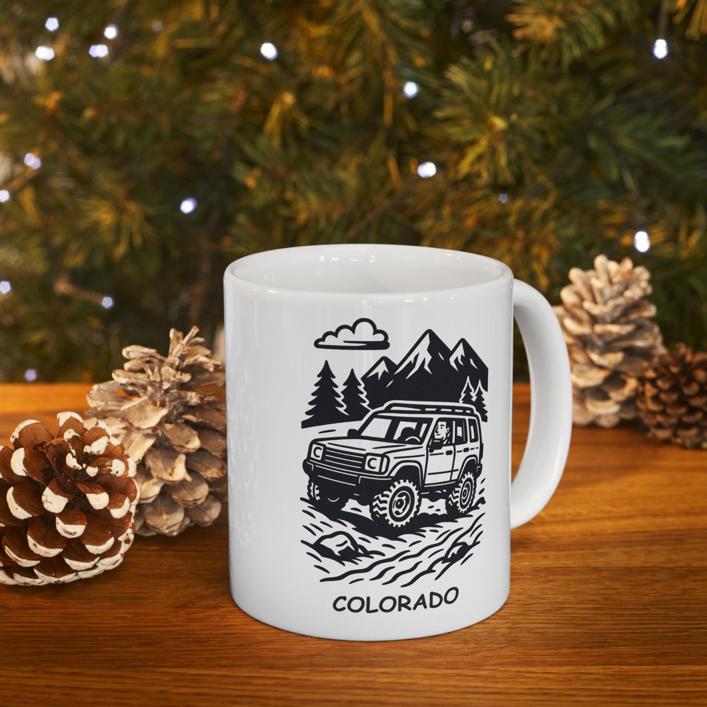 "Colorado: Where ‘off-roading’ is just the way we get to work." Ceramic Mug  - 13509