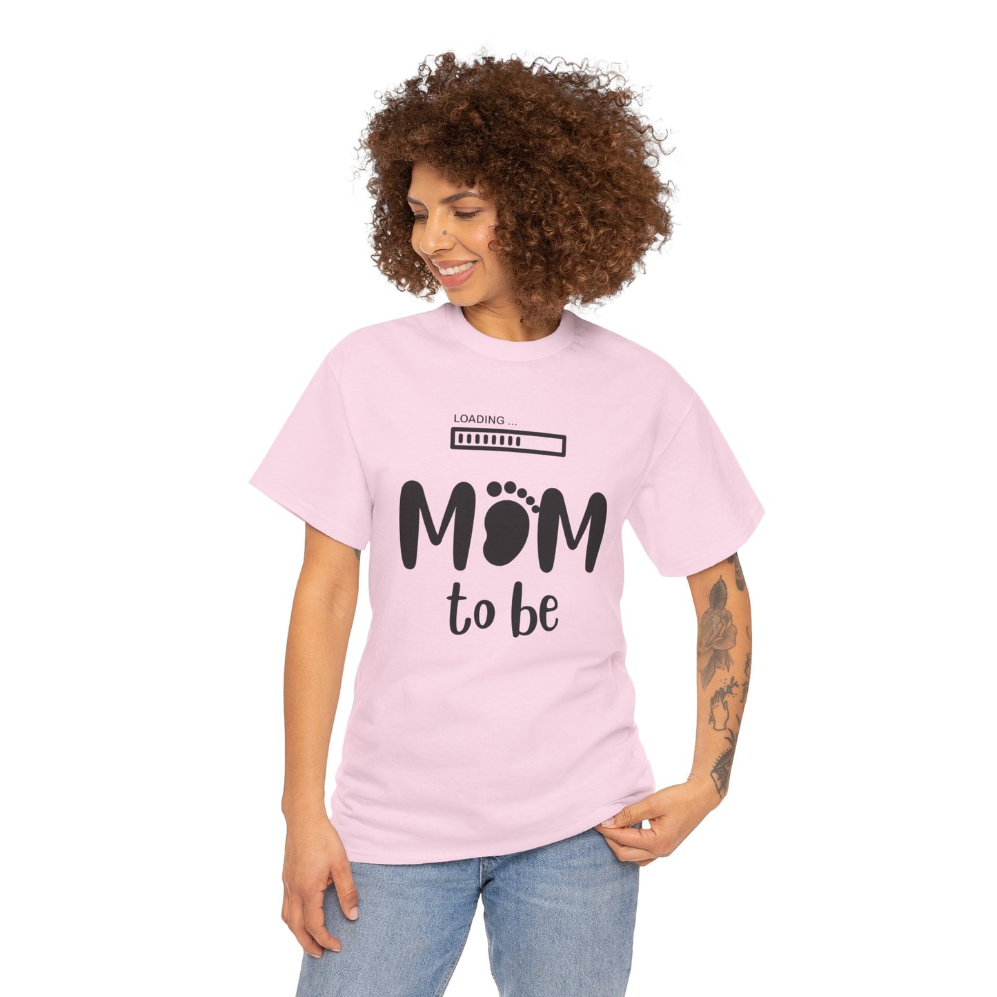 Mom to Be Shirt – Pregnancy Announcement Gift Tee with Loading Bar - 14879