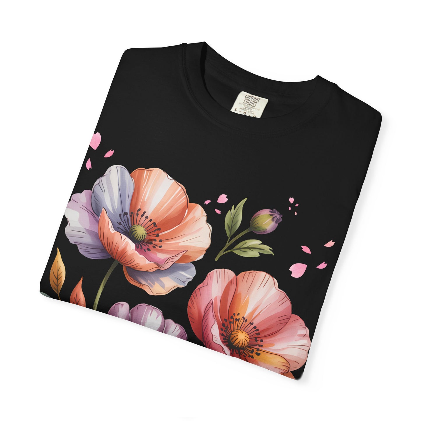 Bloom Where You’re Planted Poppy T-Shirt — Floral Mother’s Day Gift Tee - 14923
