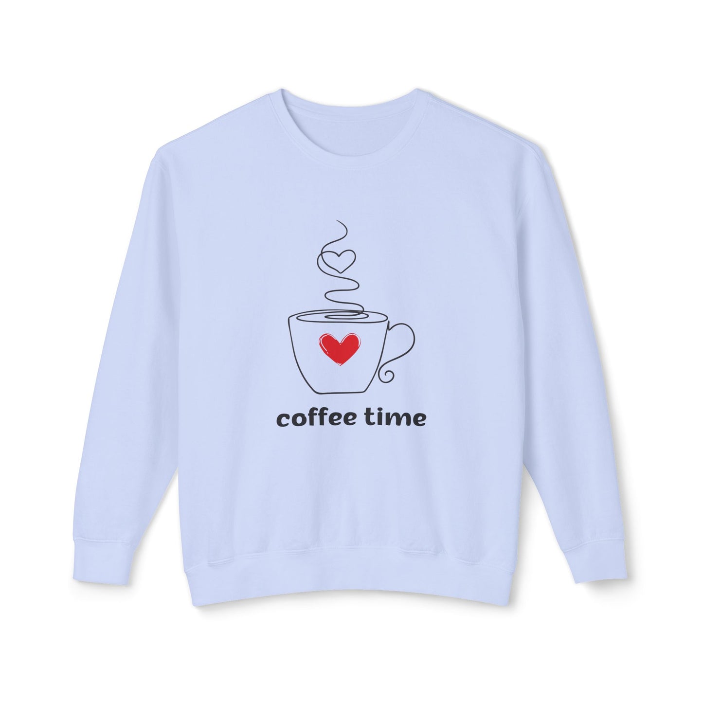 Coffee Time - Unisex Lightweight Crewneck Sweatshirt - 11323