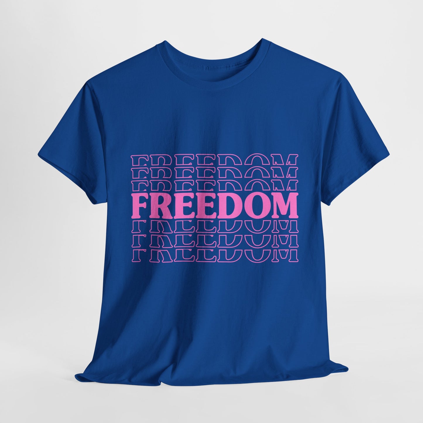 Bold Freedom Graphic Tee, Unisex Heavy Cotton Shirt, Casual Wear, Gift for Freedom Lovers, Statement T-Shirt, Everyday Essentials - 13518