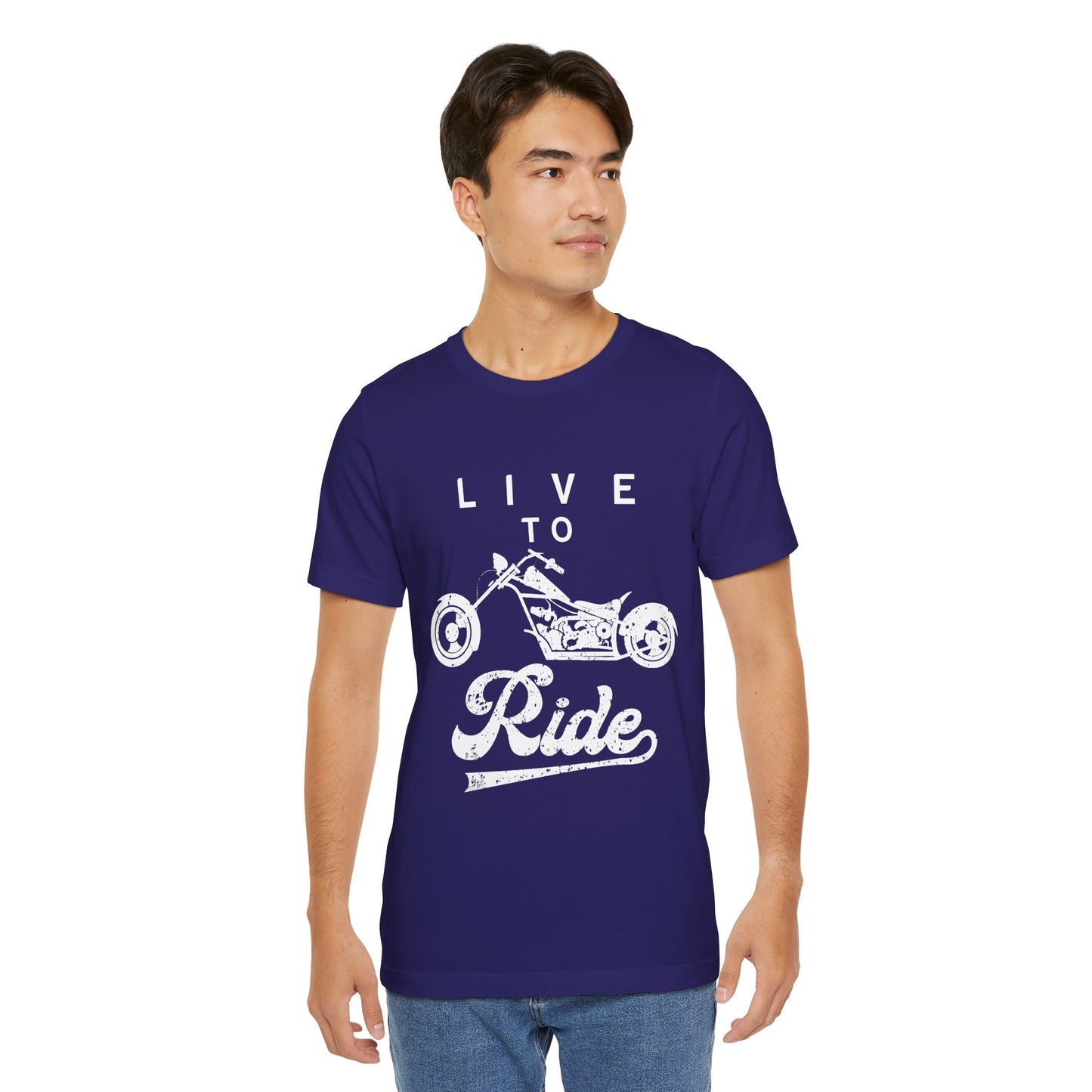 Live To Ride - Unisex Jersey Short Sleeve Tee - 13210