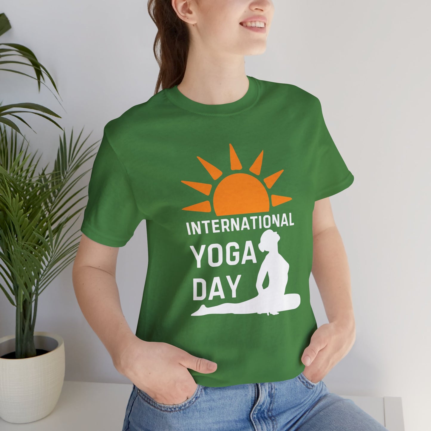 International Day Of Yoga - Unisex Jersey Short Sleeve Tee