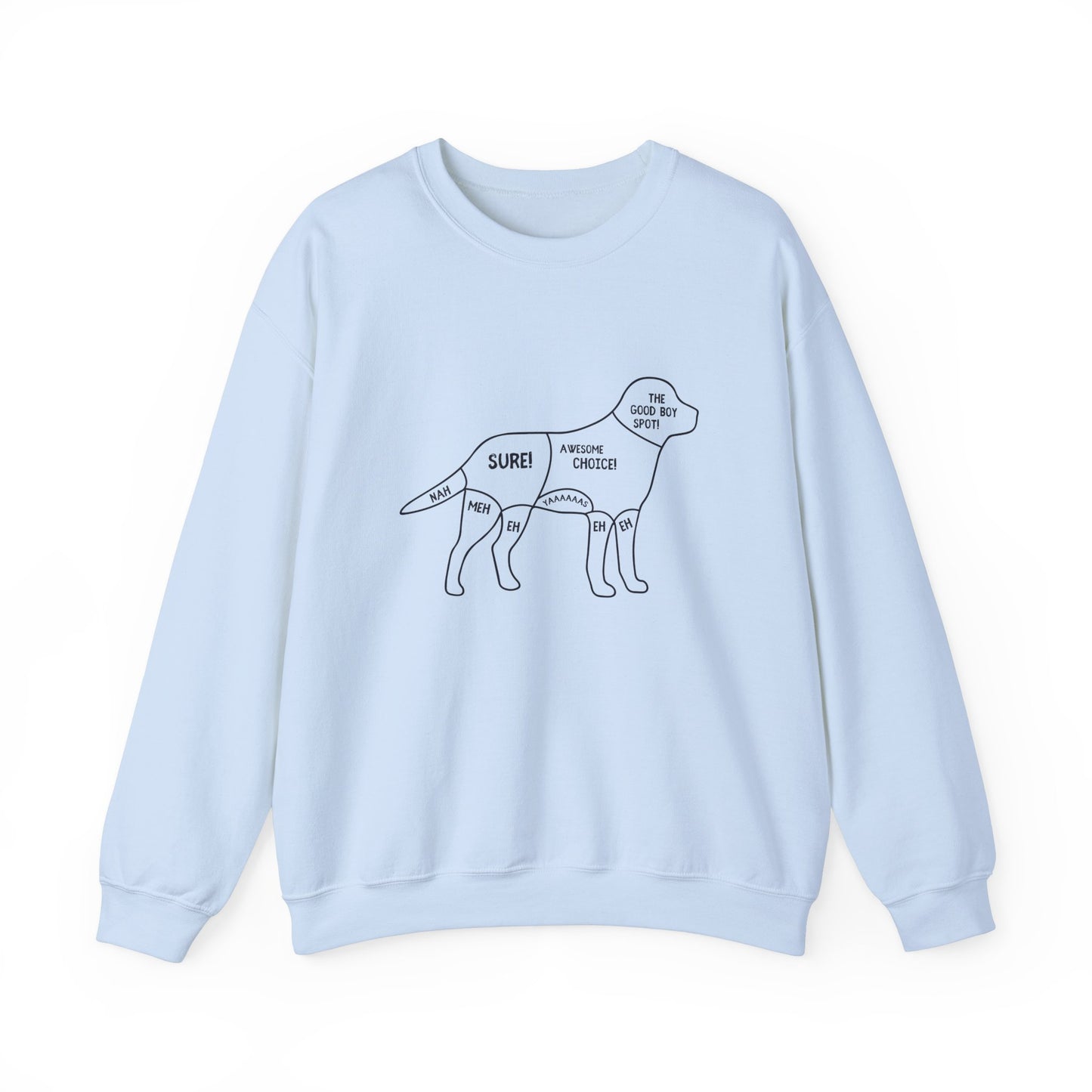 The Good Boy Spot!! - Unisex Heavy Blend™ Crewneck Sweatshirt