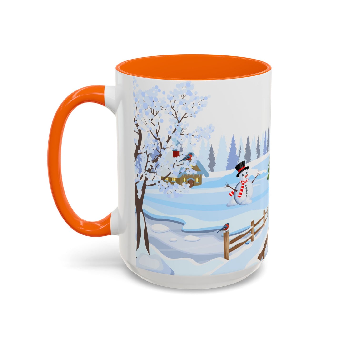 Winter Day Outside - Accent Coffee Mug (11, 15oz) - 10453