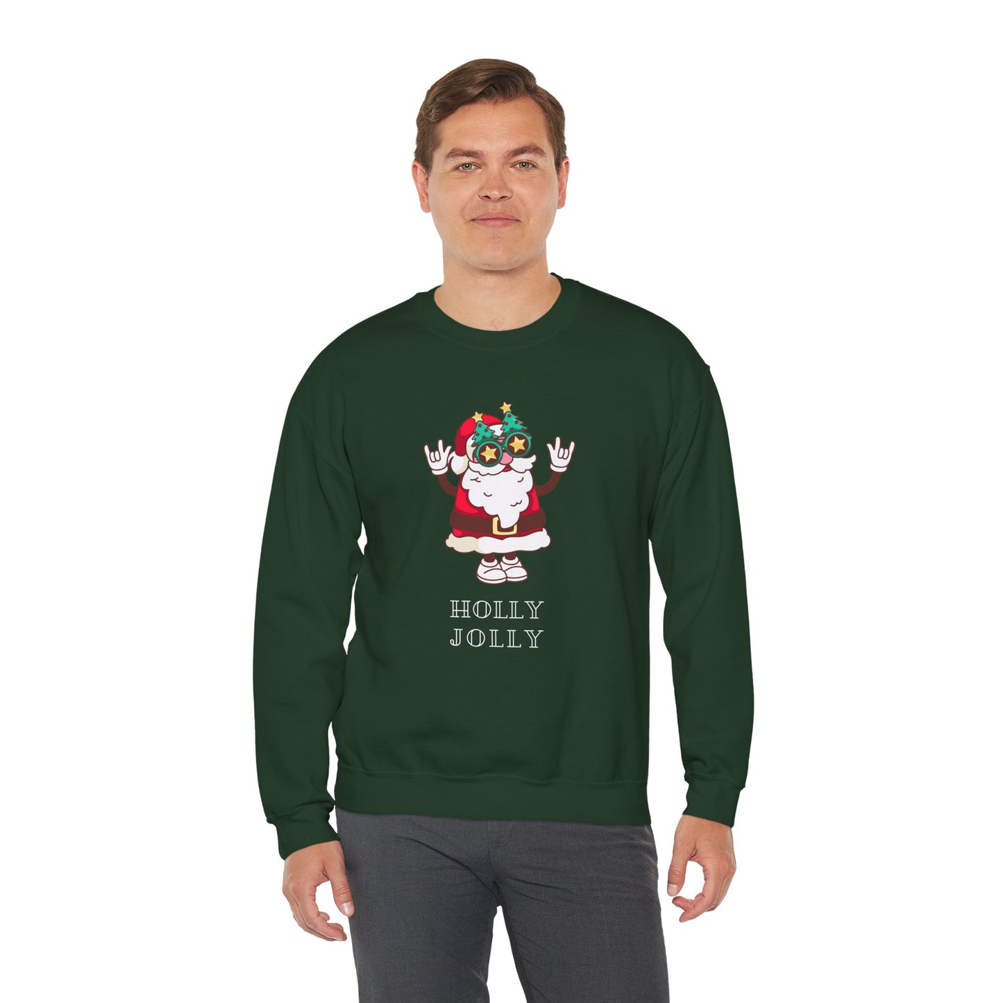 Holly Jolly - Unisex Heavy Blend™ Crewneck Sweatshirt