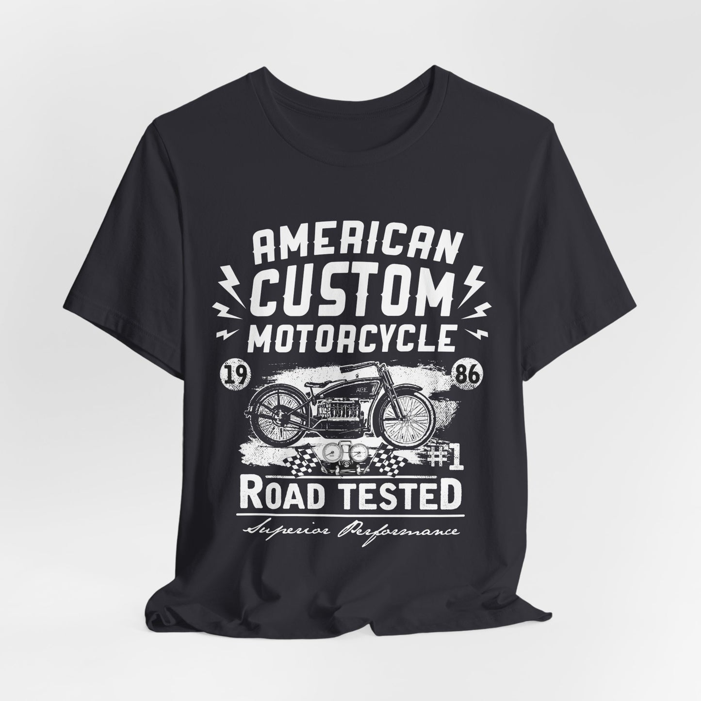 American Custom Motorcycle - Unisex Jersey Short Sleeve Tee - 13402