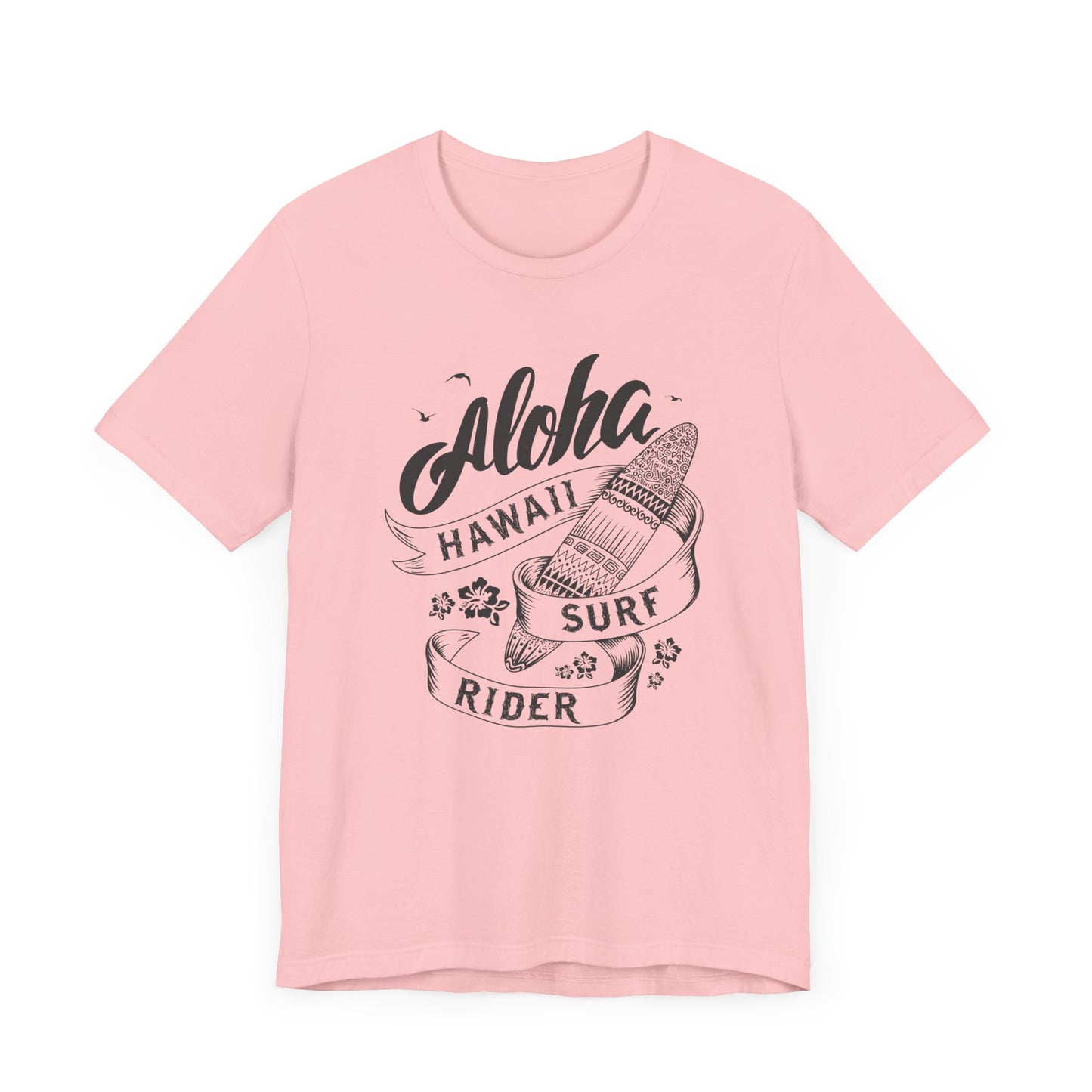 Aloha, Hawaii, Surf Rider - Unisex Jersey Short Sleeve Tee