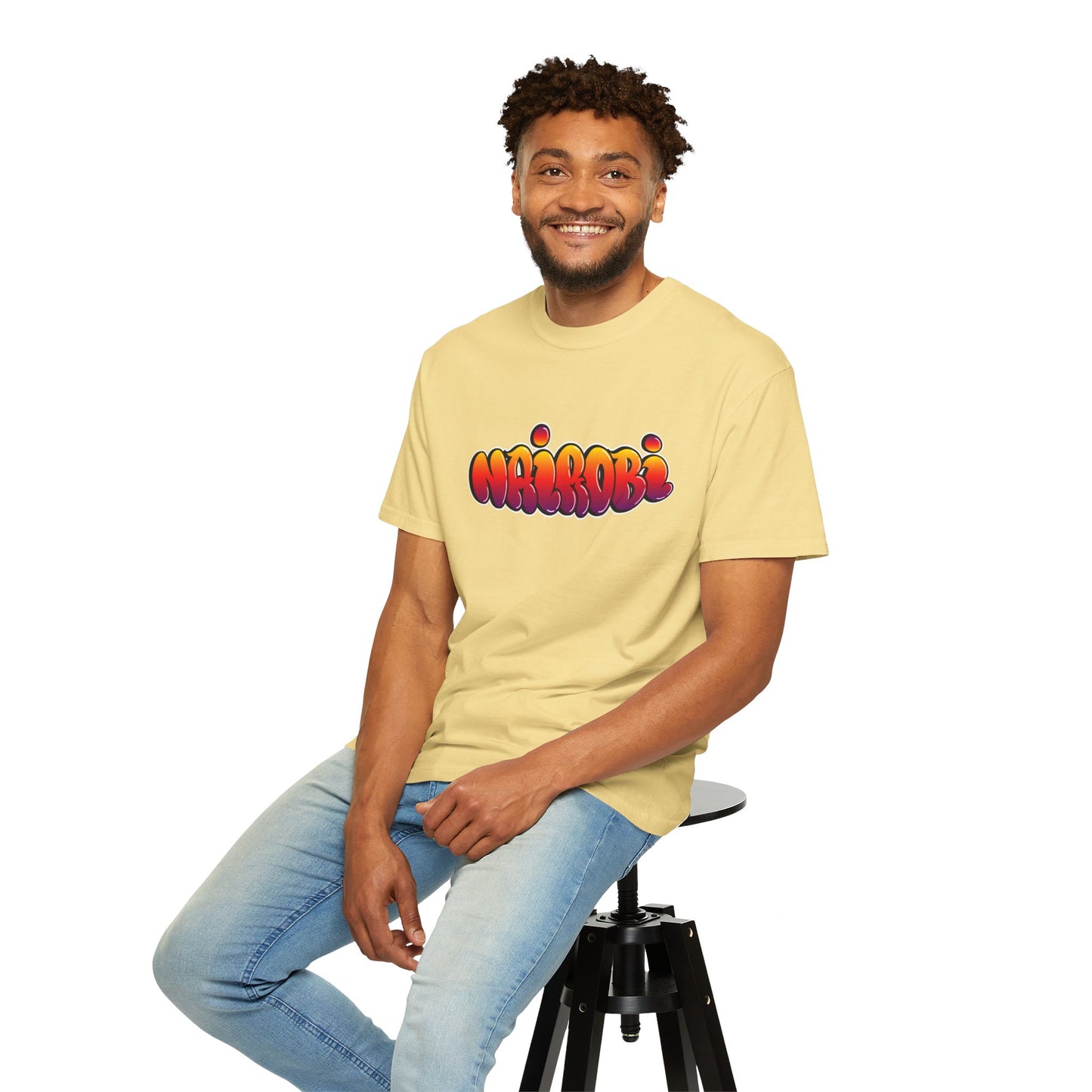 Nairobi Graphic T-Shirt - Unisex Garment-Dyed Tee - 12181