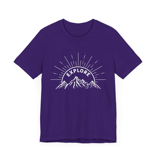 Camping: Explore - Unisex Jersey Short Sleeve Tee - 12640