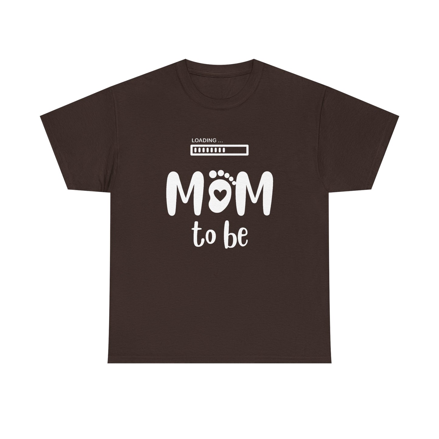 Mom to Be Shirt – Pregnancy Announcement Gift Tee with Loading Bar - 14879