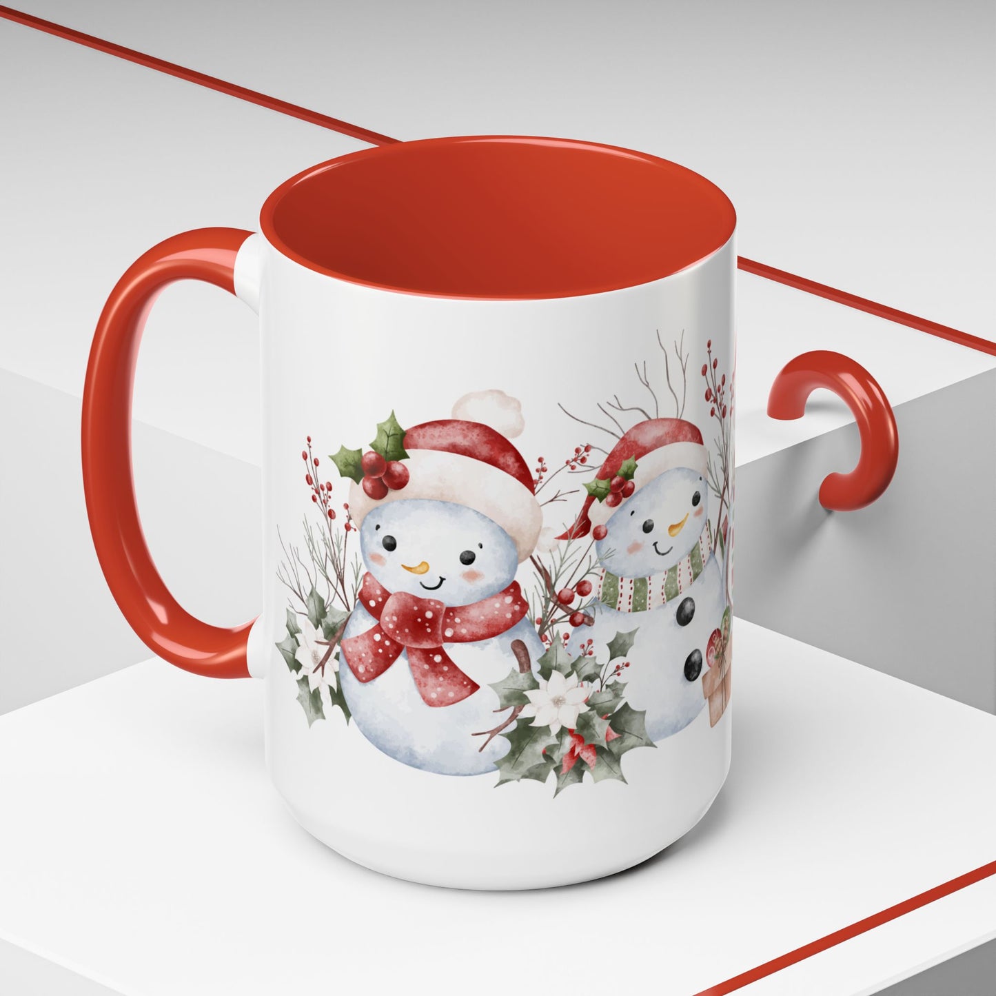 Snowmen - Accent Coffee Mug (11, 15oz) - 10359