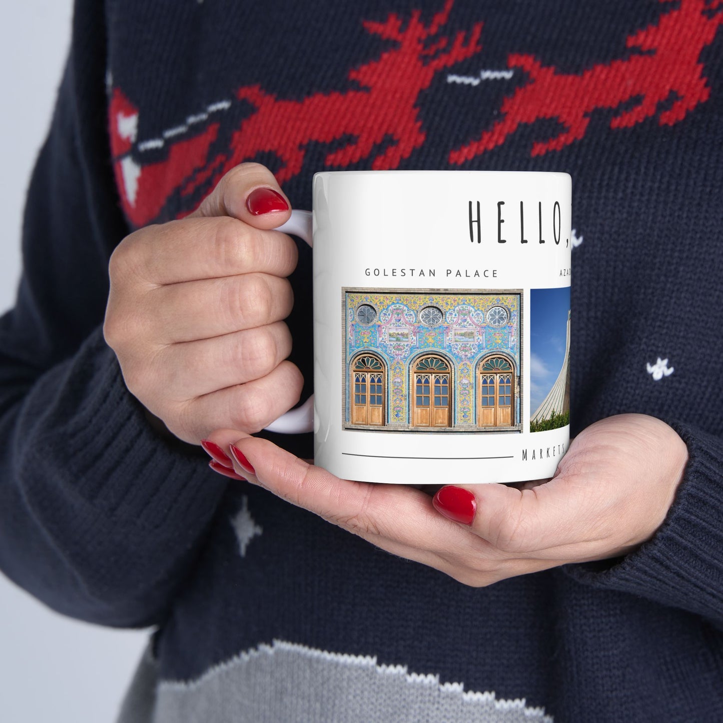Hello Tehran! Ceramic Mug - 11oz & 15oz - 12171